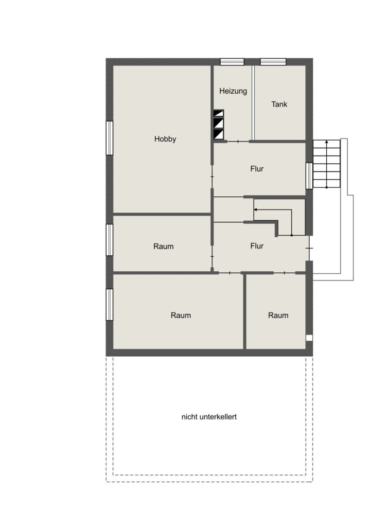 Grundriss Kellergeschoss