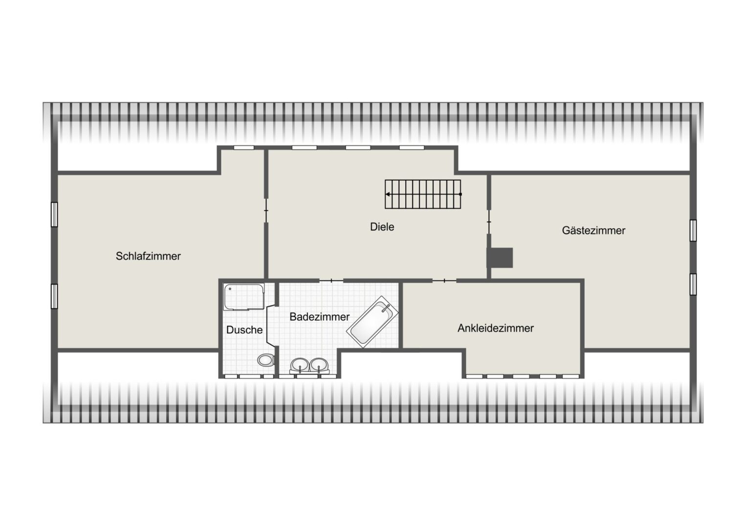 Grundriss Dachgeschoss